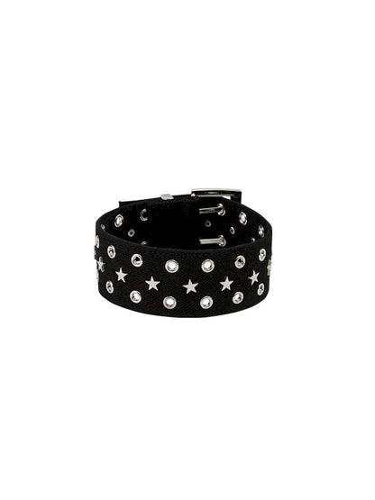 Star studded heavy duty collar/belt【s0000009446】