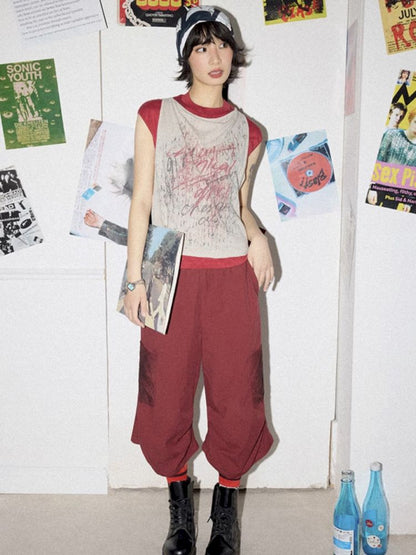 High Waisted Straight Leg Pants【s0000012270】