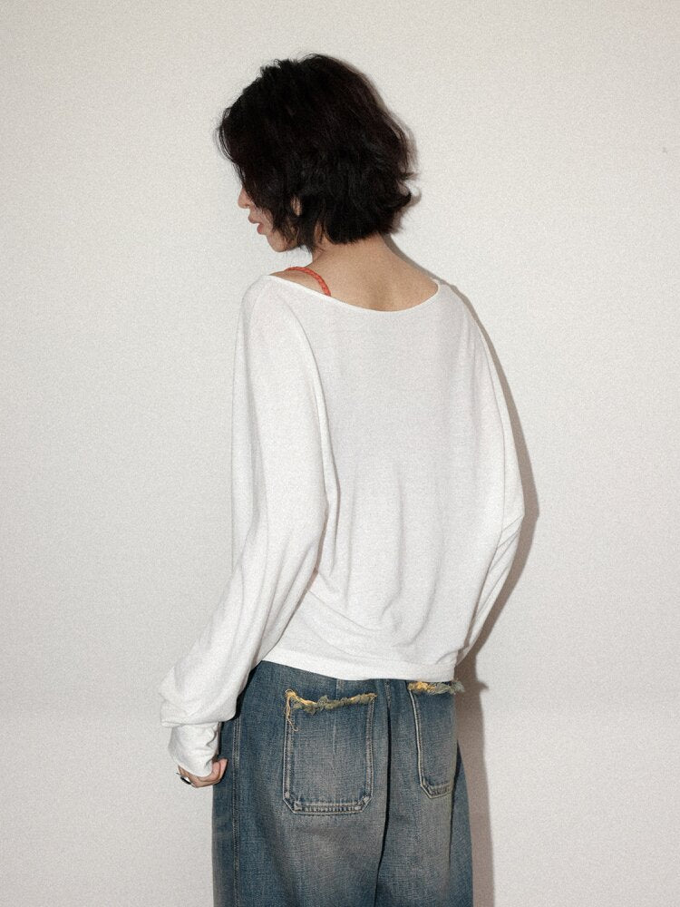 Retro Cat Whiskers Washed Jeans【s0000015463】