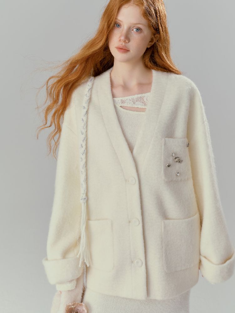 Slim irregular wool knit sweater【s0000012138】