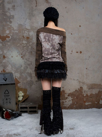 Hairy Cake Short Skirt [S0000010499]