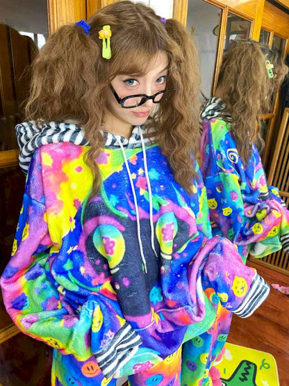 Niche Millennial Style Color Cartoon Plush Top【s0000014636】