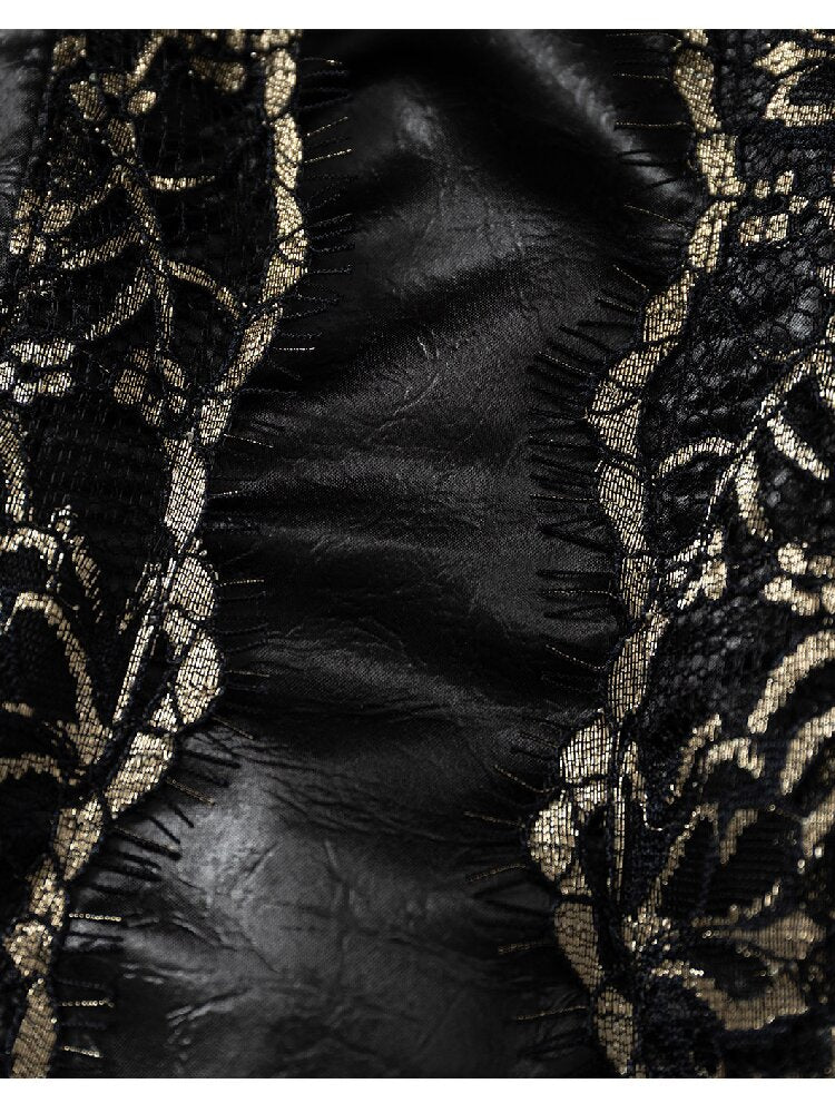 Lace Satin Fake Two Corset【s0000015936】