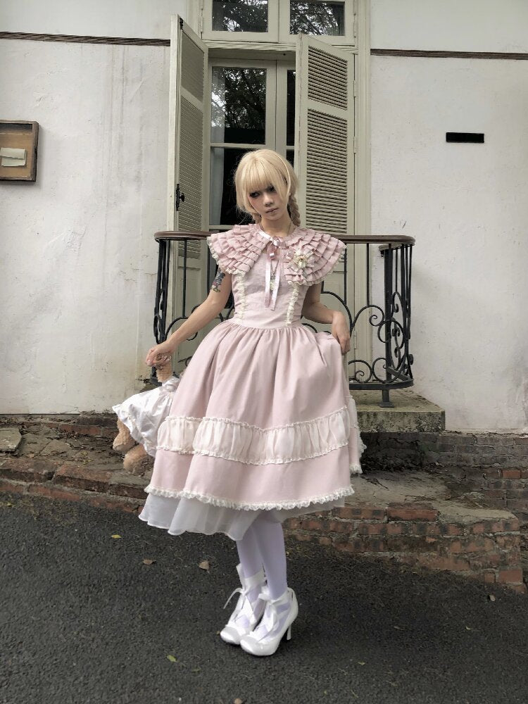 Original Lace Mesh Embroidered Skirt Set【s0000016890】
