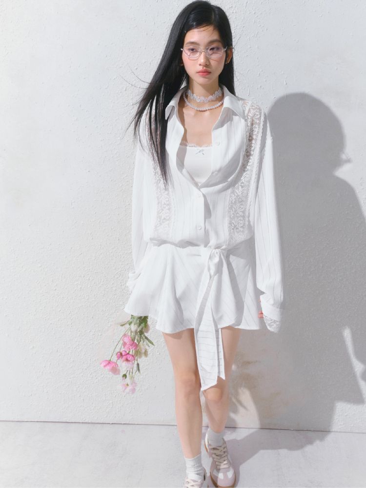 Two Piece Skirt Loose Shirt【s0000012156】