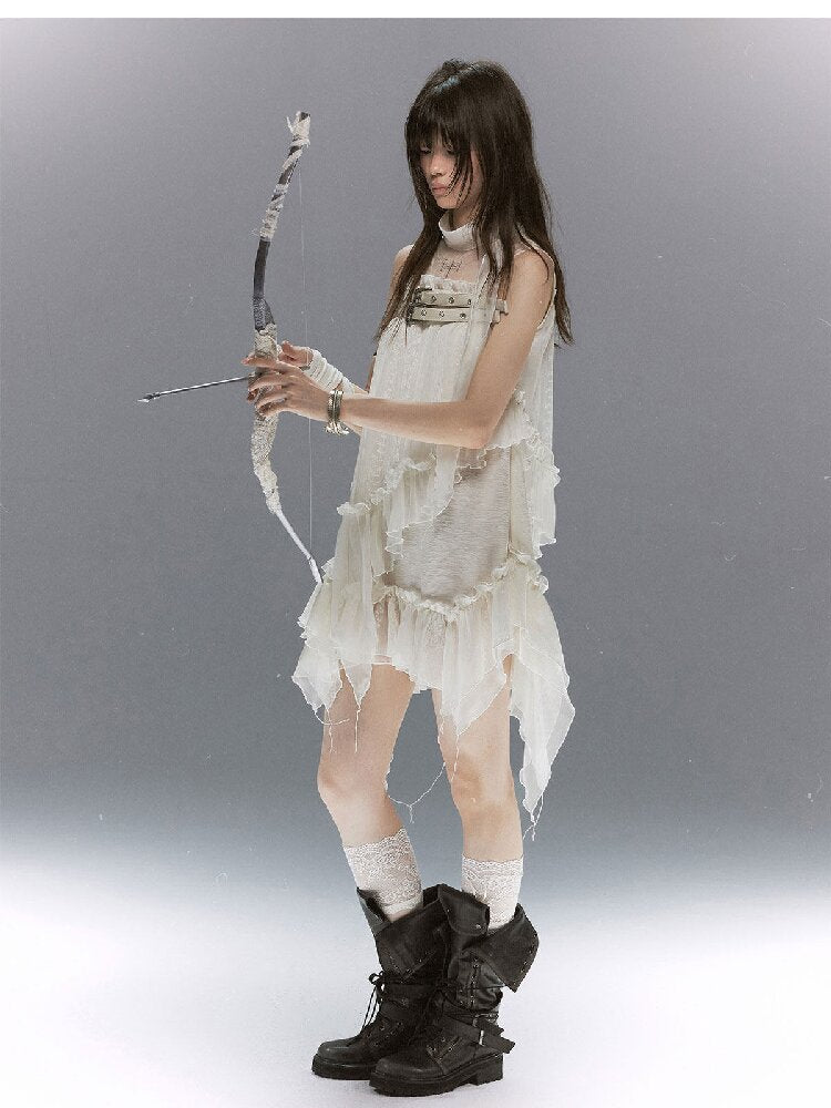 Lace Armor Embroidered Sundress【s0000017043】