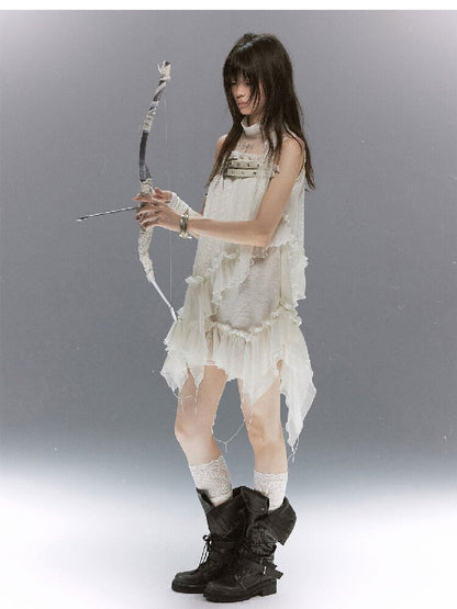 Lace Armor Embroidered Sundress【s0000017043】