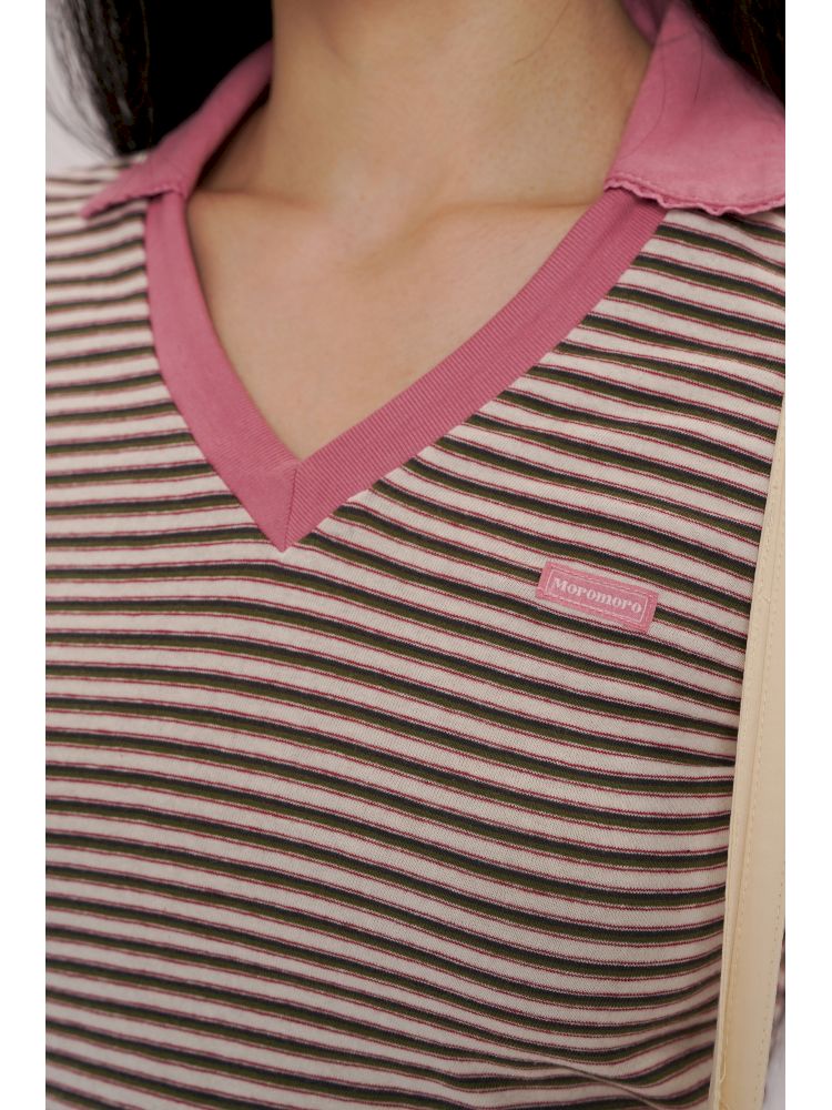 POLO collar short-sleeved T-shirt【s0000012497】