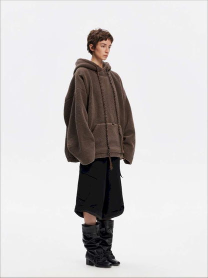 Drawstring Loose Hooded Jacket【s0000015060】