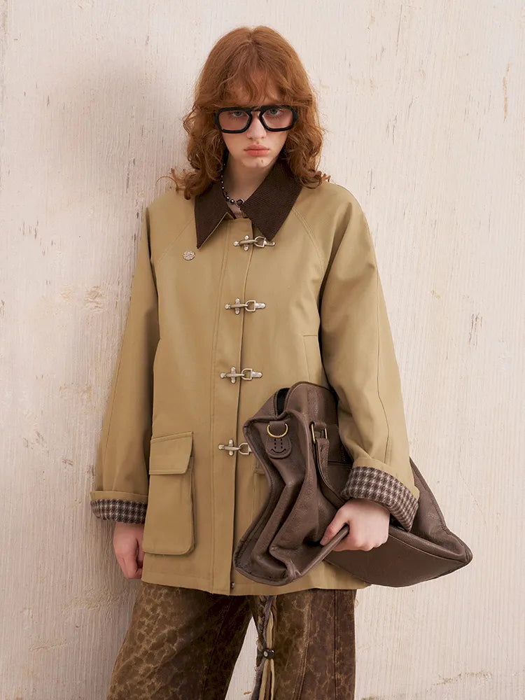 Cotton-lined trench coat【s0000014076】