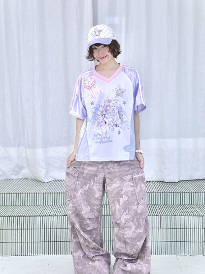 Spliced Short Sleeve Jersey【s0000016667】