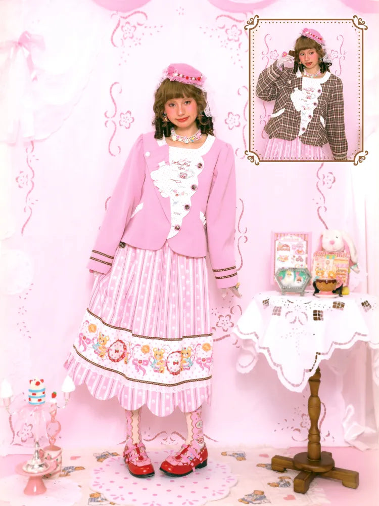 Patchwork Embroidered Tea Break Blazer【s0000014160】