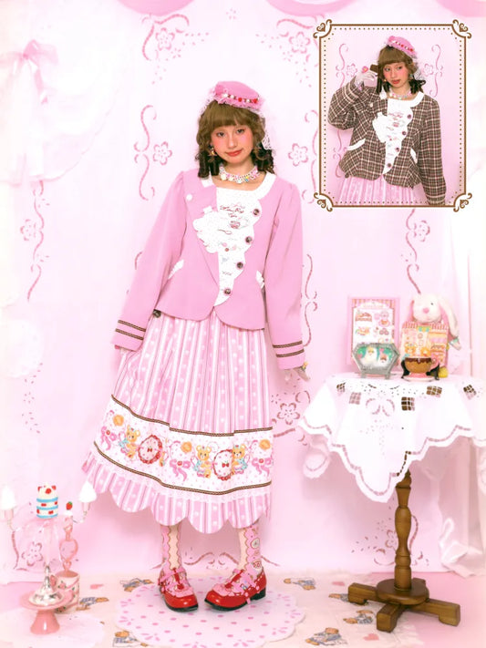 Patchwork Embroidered Tea Break Blazer【s0000014160】