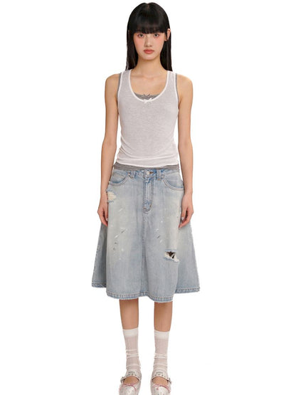 Lace bow casual lazy camisole undershirt【s0000013437】