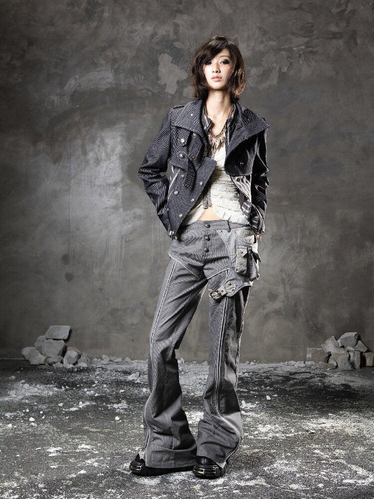 Fake Two Denim Patchwork Jacket【s0000015947】
