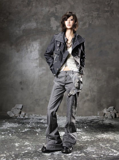 Fake Two Denim Patchwork Jacket【s0000015947】