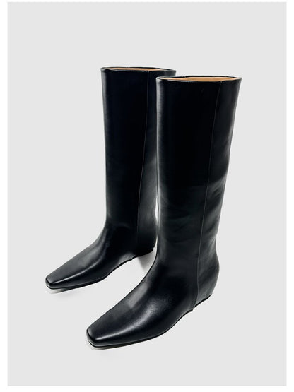 Retro Square Toe Knight Boots【s0000015722】