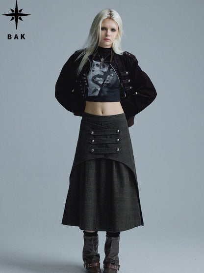 Deconstructed Napoleon Midi Skirt【s0000018552】