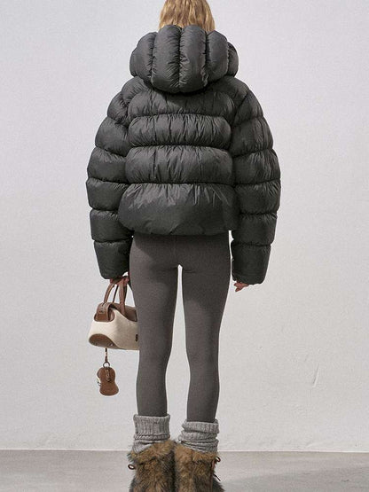 Velvet White Duck Down Jacket【s0000015219】