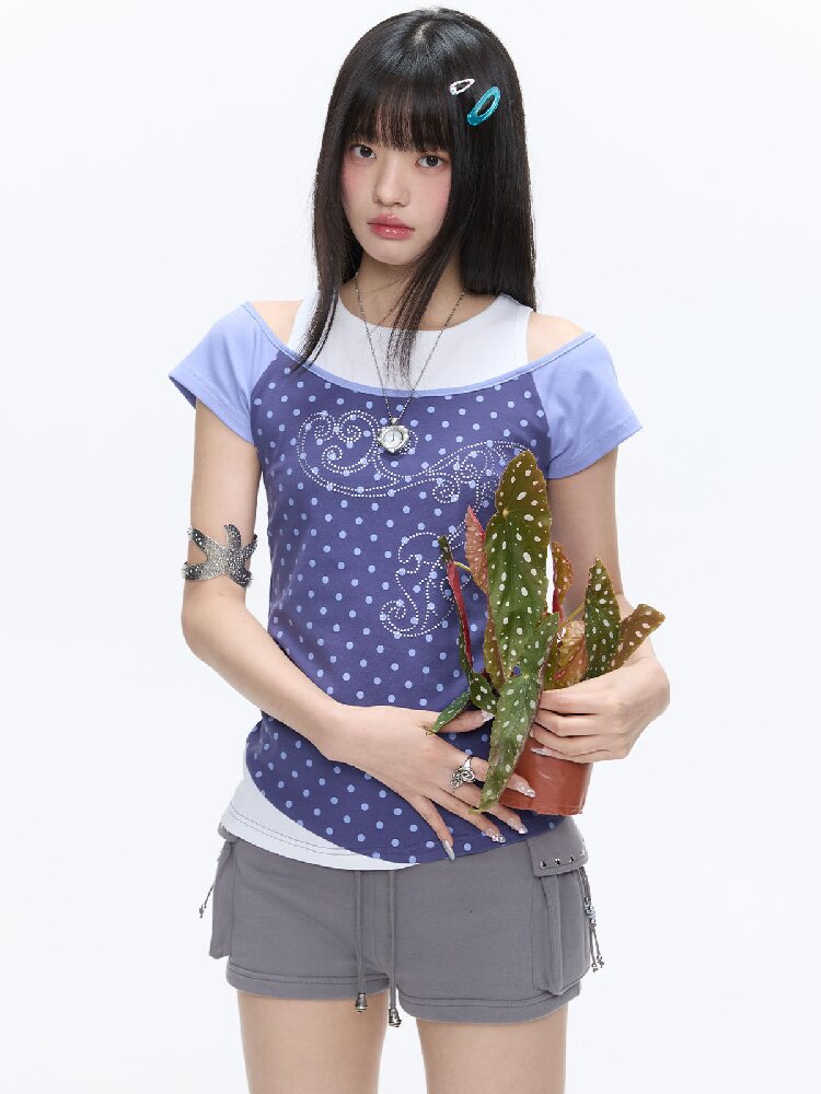 Asian Short Sleeve Two Piece T-Shirt【s0000016404】