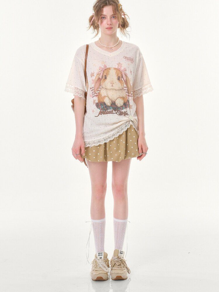 Polka Dot Pocket Slimming Skirt【s0000016616】