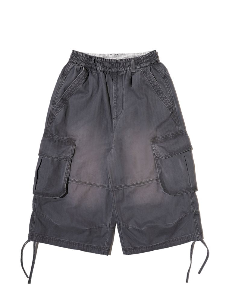 Adjustable workwear seven-minute pants【s0000013428】