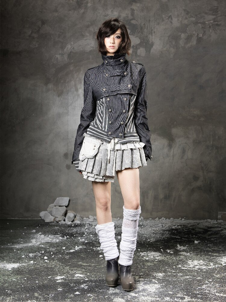 Multi-layer Pleated Short Skirt【s0000015951】