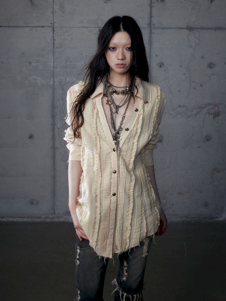 Scrappy Sunscreen Long Sleeve Shirt【s0000013470】