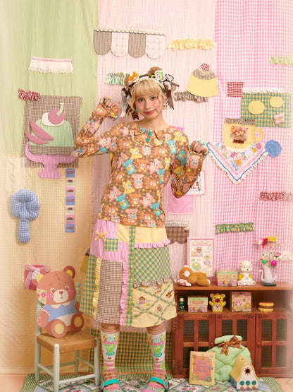 Long Sleeve Stretch Bottom Innerwear【s0000013698】