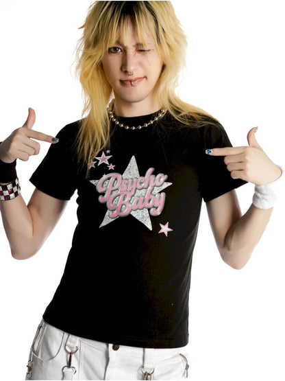 Street Positive Shoulder Slim Fit T-Shirt【s0000012457】