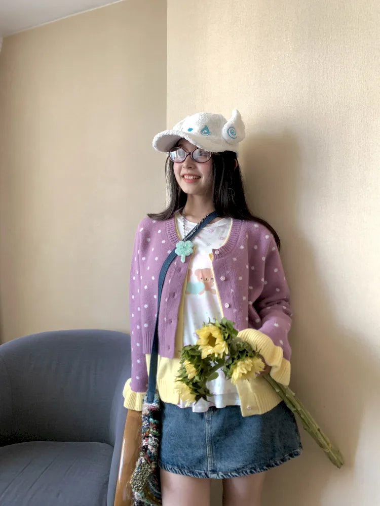 Fake Two-Piece Cardigan Sweater【s0000014169】