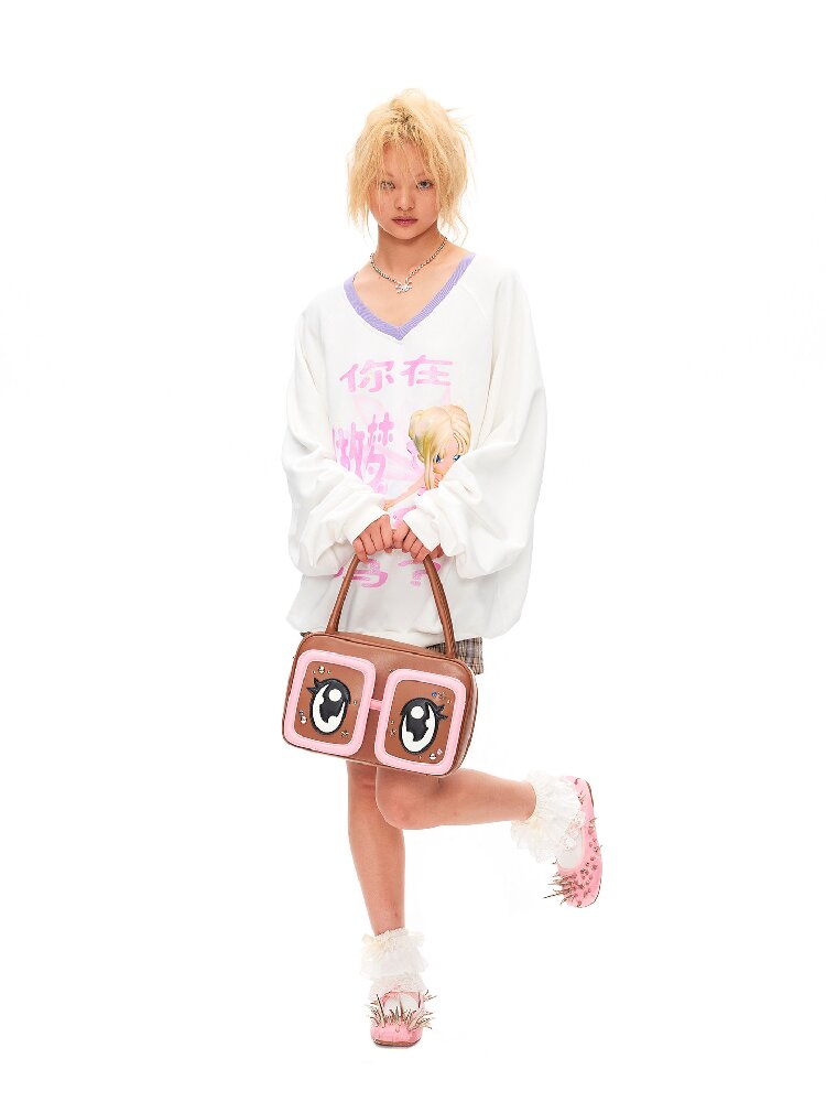 Big Eyes Big Glasses Shoulder Bag【s0000016044】