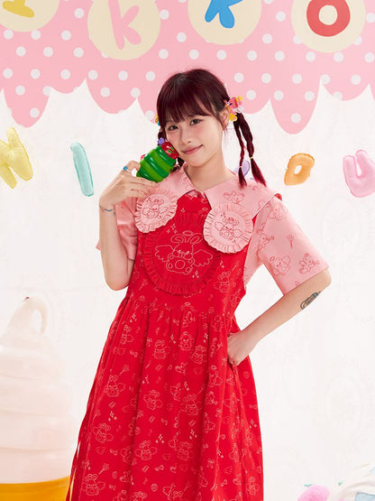 Animal Angel Strappy Skirt Tank Top Skirt【s0000013191】