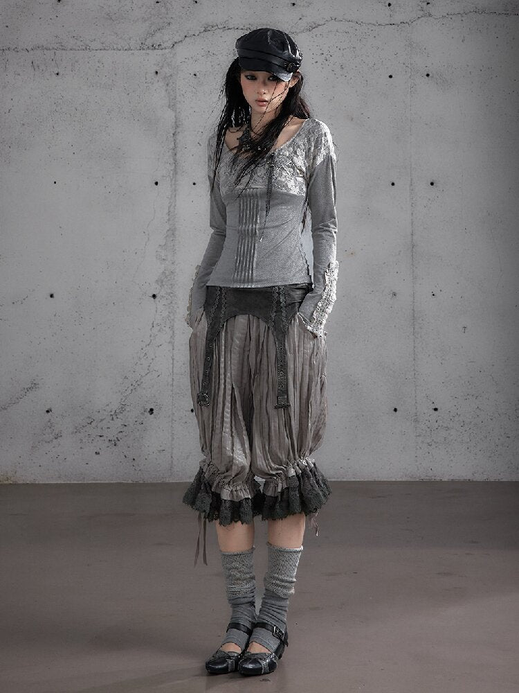 Lace Embroidered Knit Sweater【s0000019159】
