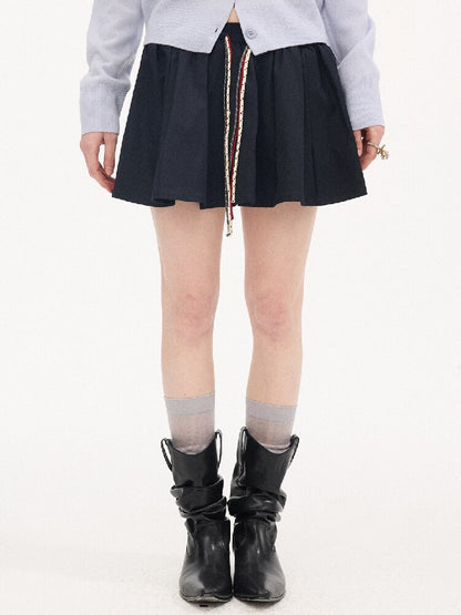 Elasticated Contrast Puffy Skirt【s0000015900】