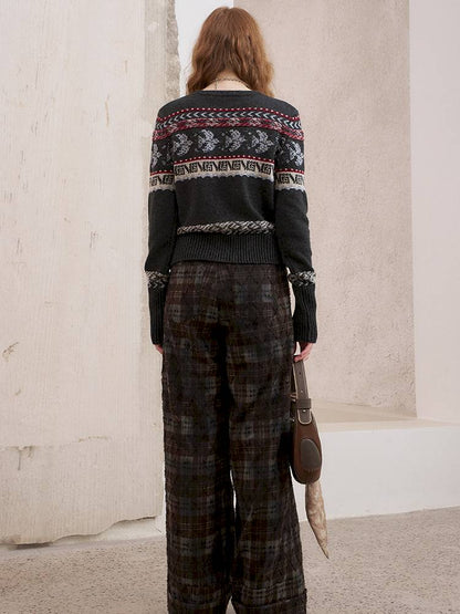 Button-Up Knit Cardigan Jacket【s0000014393】