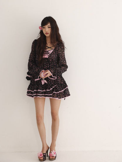Leopard Lace Gal Spicy Doll Dress【s0000017250】