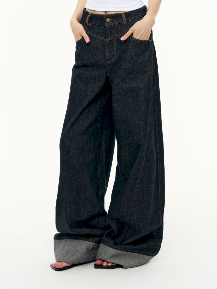 Vintage Original Cow Straight Pants【s0000013742】