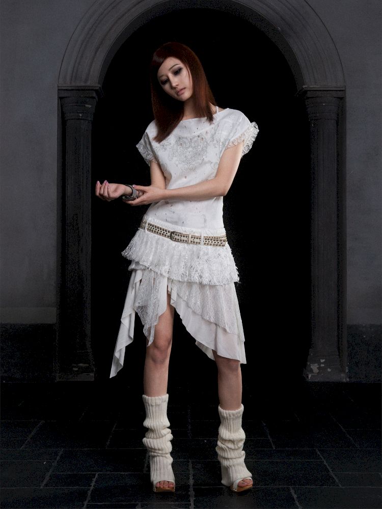 Totem Printed Ultra Short Dress Top【s0000012312】