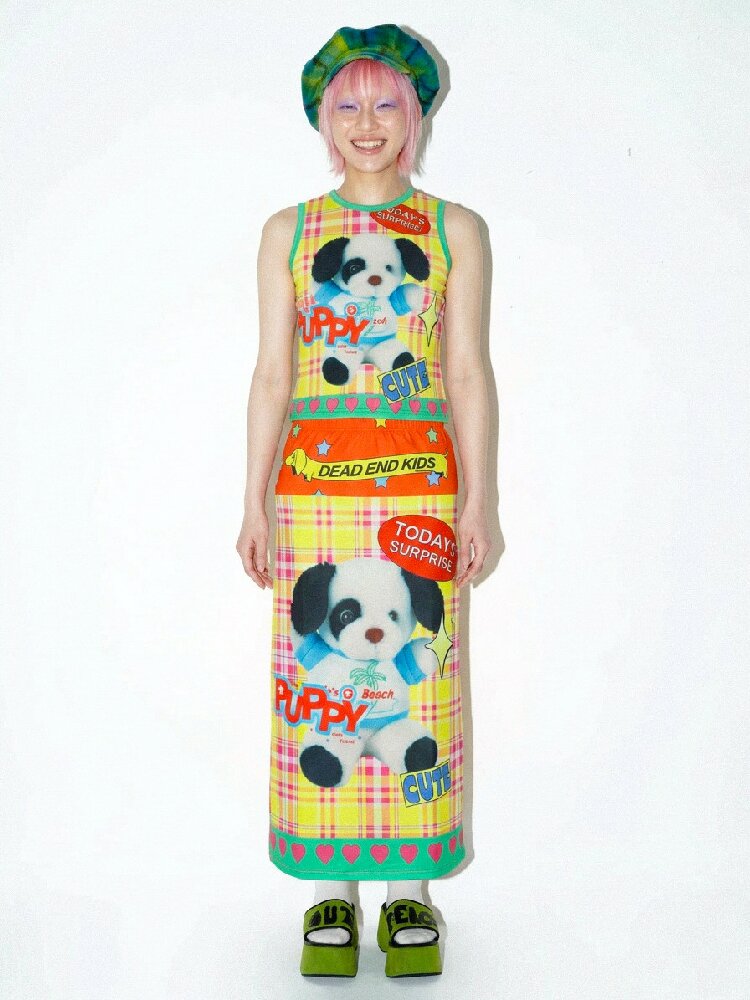 Reversible American Print Skirt【s0000016699】