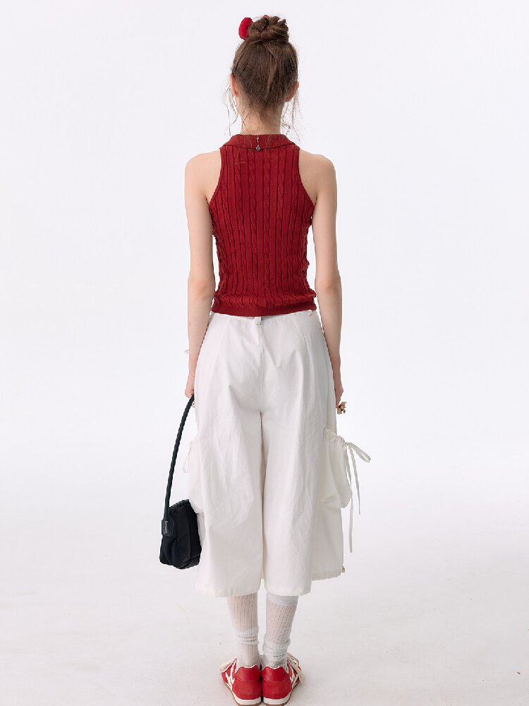 Multi-Pocket Wide-Leg Casual Pants【s0000017672】