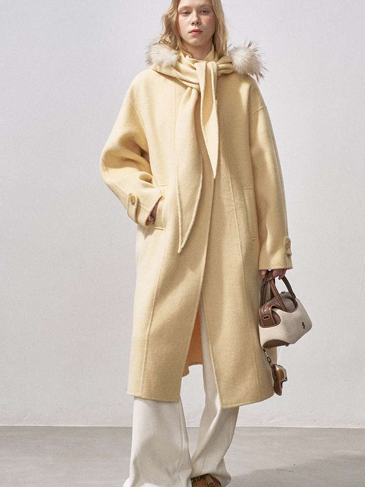 Real Fur Hooded Reversible Coat【s0000015231】