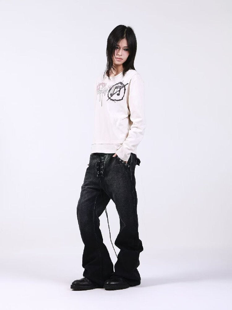 Cotton Linen Bone Apricot Long Sleeve【s0000018192】