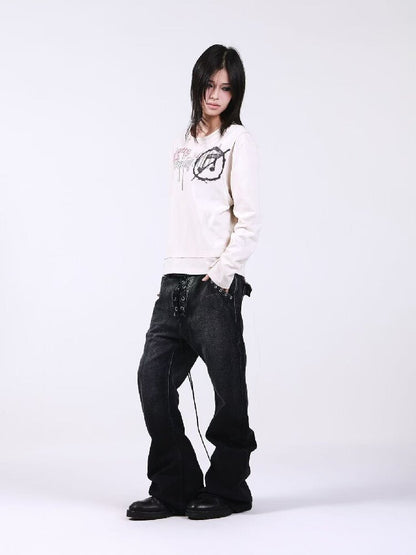 Cotton Linen Bone Apricot Long Sleeve【s0000018192】