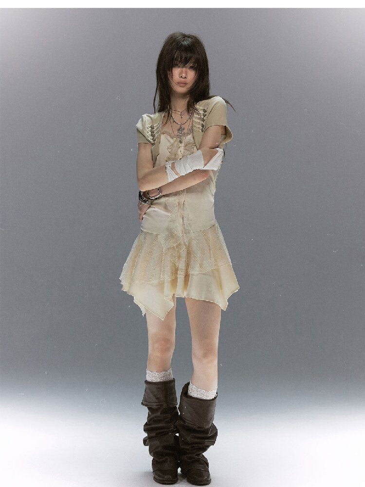 Knight of the Castle Lace Dress【s0000017048】