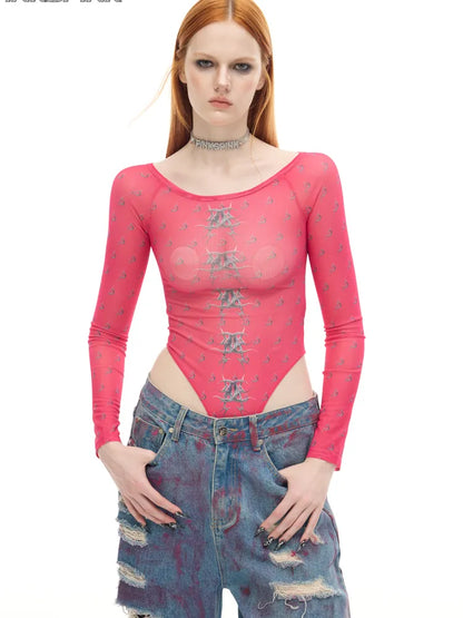 Sheer Sexy Y2K Mesh Underskirt【s0000014001】