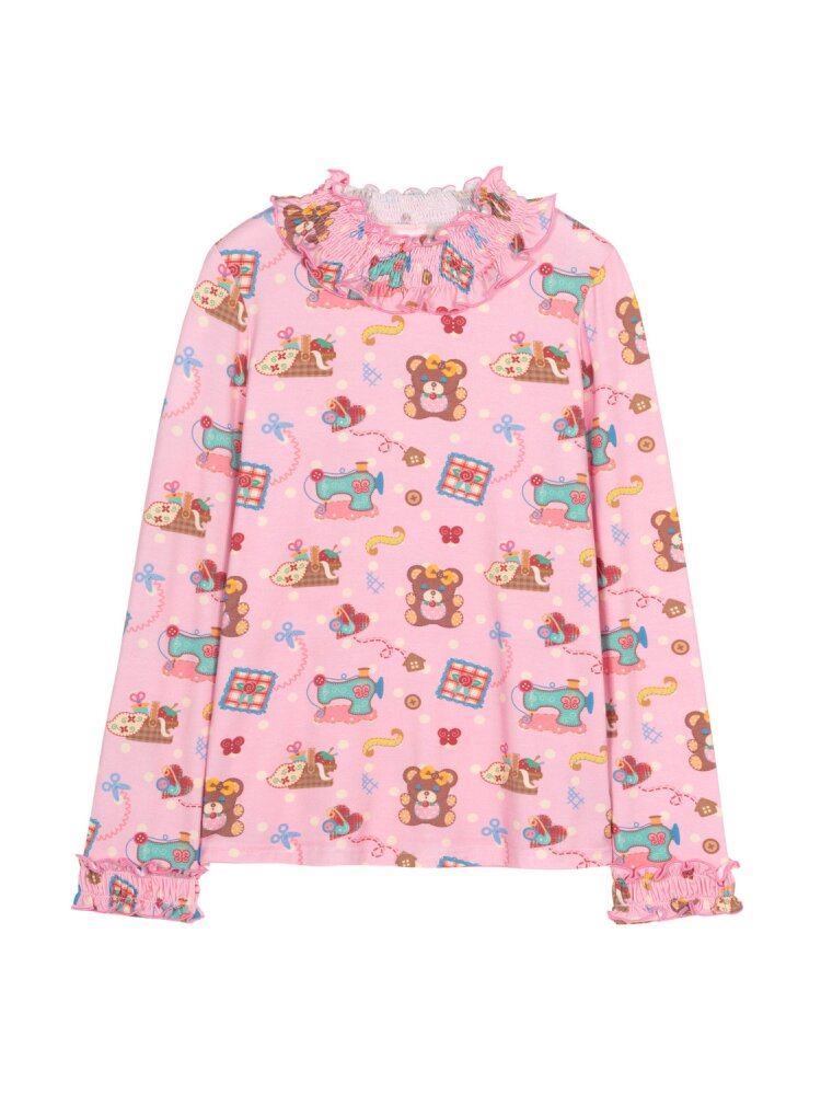 Cable Lace Collar Stretch Cotton【s0000015564】