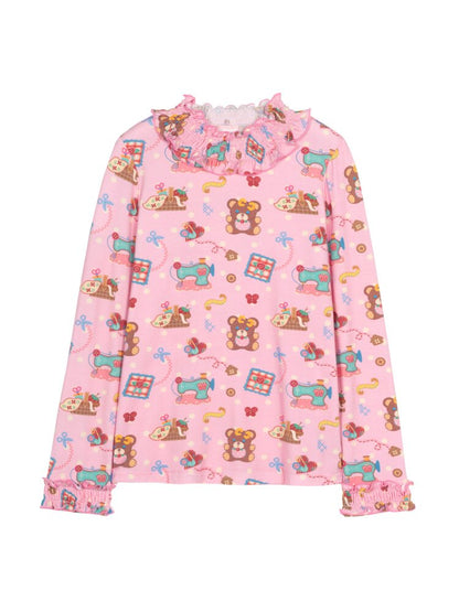 Cable Lace Collar Stretch Cotton【s0000015564】