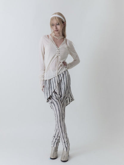 Romantic Antique Embroidered Top【s0000017973】