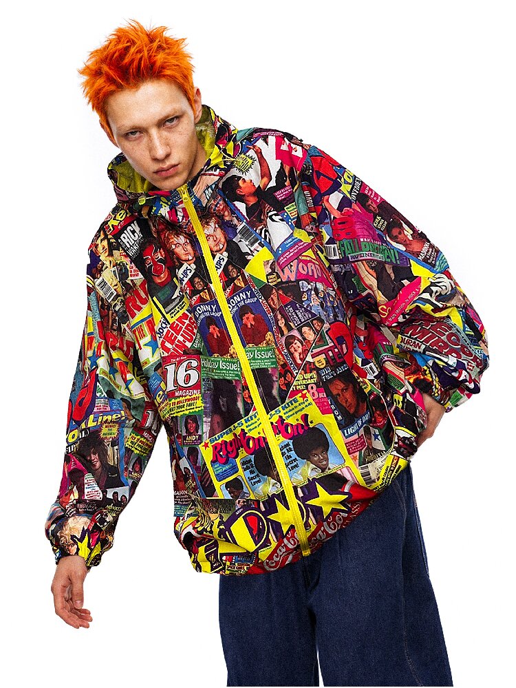 Teflon Three Proof Retro Printed Jacket【s0000017848】